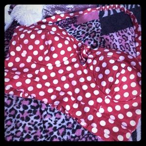 2b Bebe poka dot top